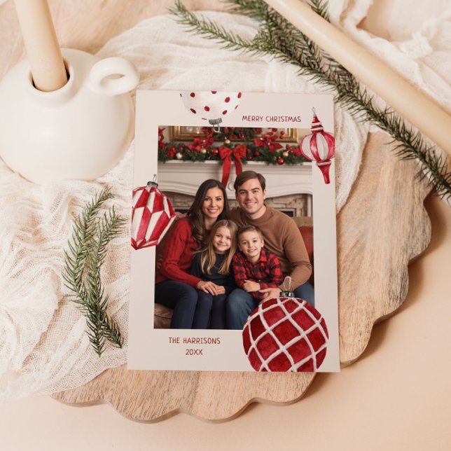 Foto Wasserfarben Feiertagskarte (Von Creator hochgeladen)