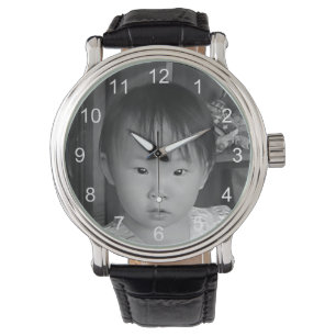 Foto-Watchtöne für benutzerdefinierte Serien Armbanduhr
