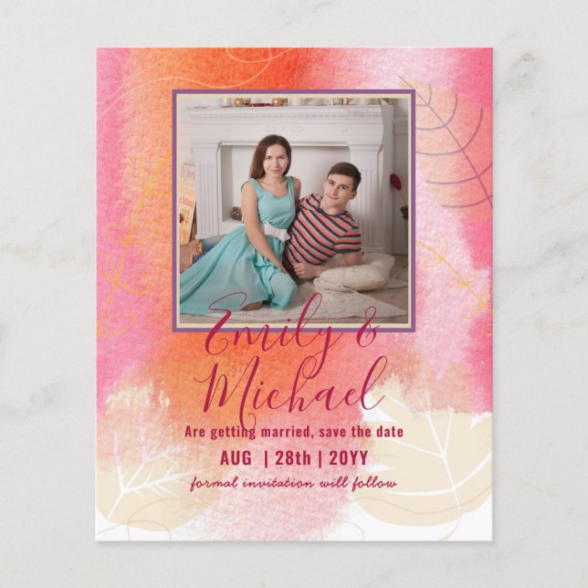 FOTO-WEDD-RETT-DATEN - Boho Abstrakt (Vorderseite)