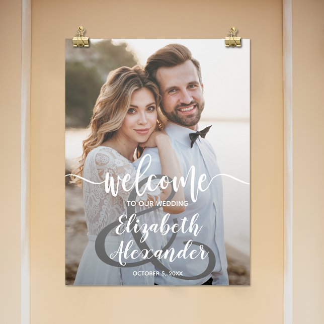 Foto Wedding Ampersand Empfang Poster (Von Creator hochgeladen)