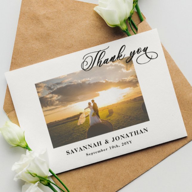 Foto Wedding Dankeskarten Dankeskarte (Von Creator hochgeladen)