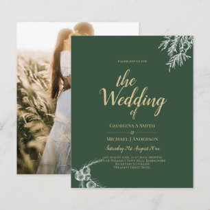 Foto Wedding Einladung JUNIPER GREEN Moderne