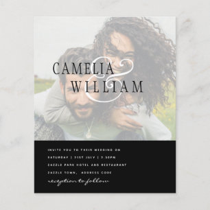 FOTO Wedding Einladung Verlobung Save the Date Flyer