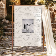 Foto Wedding Guest Signature Foam Board