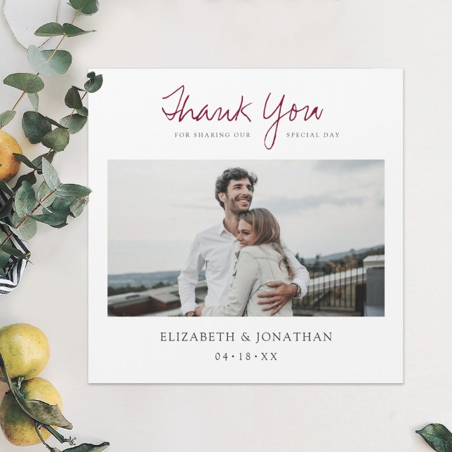 Foto Wedding Vielen Dank Magnet (Von Creator hochgeladen)
