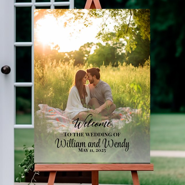 Foto Wedding Welcome Sign Poster (Von Creator hochgeladen)