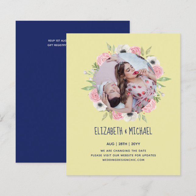 FOTO-WEDGE IM HAUSHALT ÄNDERN DIE DATEN (Vorne/Hinten)