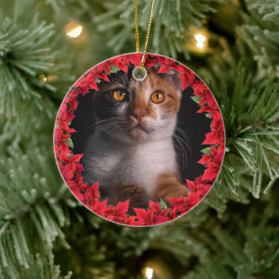 Foto Weihnachten Keramik Ornament