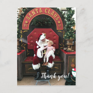 Foto Weihnachten Vielen Dank Post Card Ankündigungspostkarte
