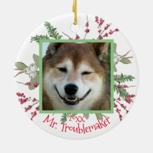 Foto Weihnachten Weihnachten Niedliche Weihnachtsk Keramik Ornament