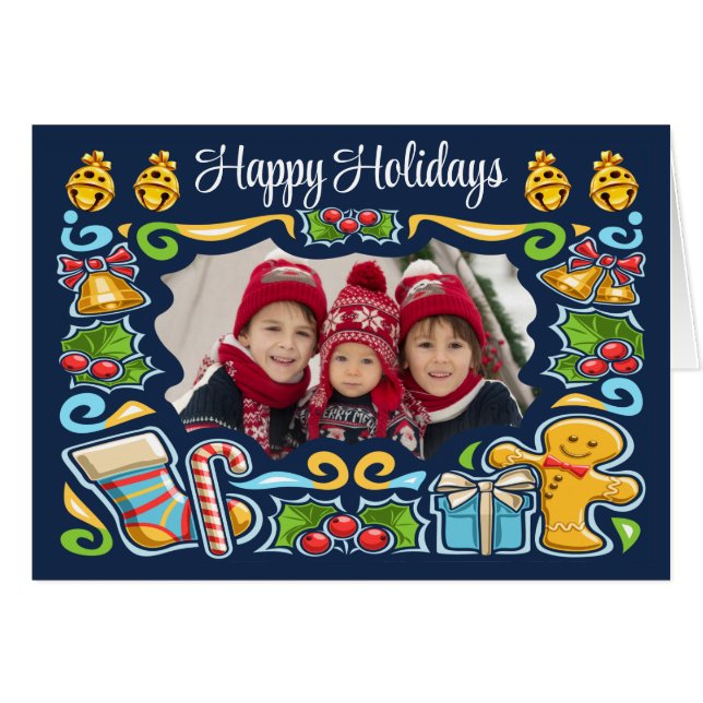 Foto Weihnachten / Weihnachtskarte (Vorderseite (Horizontal))