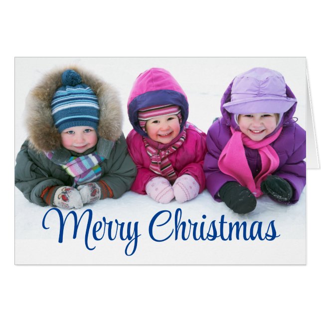 Foto Weihnachten / Weihnachtskarte (Vorderseite (Horizontal))