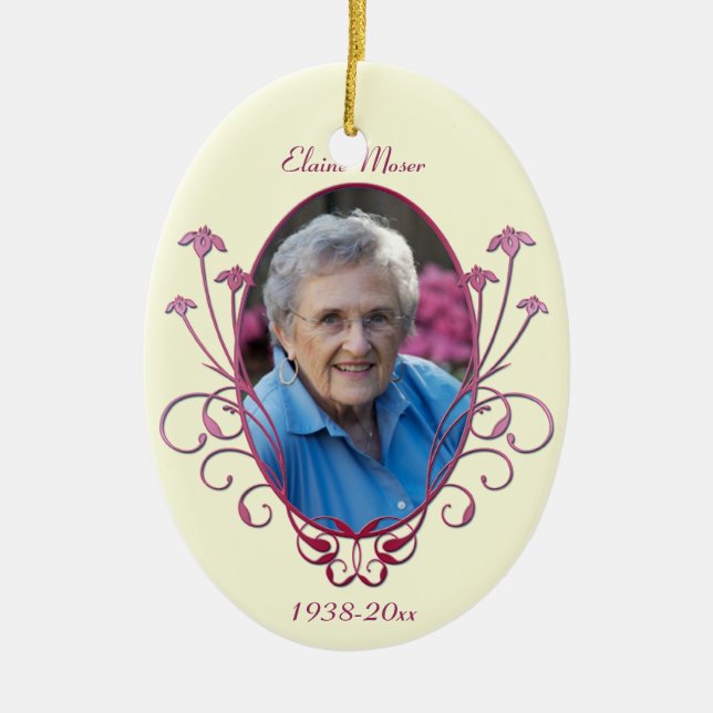 Foto Weihnachts-Weihnachtsschmuck Keramikornament (Vorne)