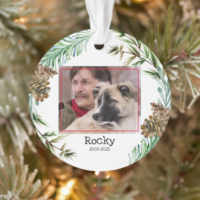 Foto Weihnachtsfeier Ornament (Baum)