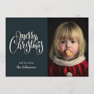 Foto Weihnachtskarte Einladung