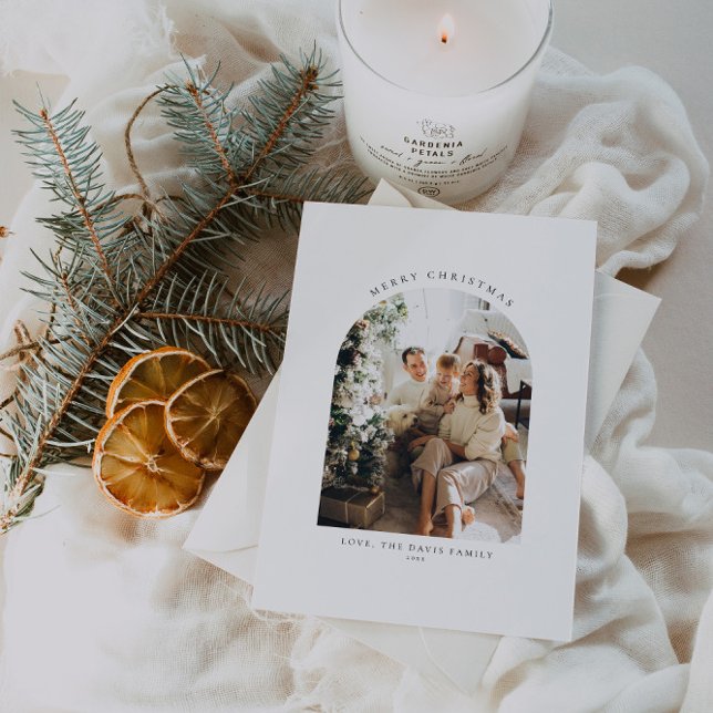 Foto Weihnachtskarten | Minimalistische Weihnachts Einladung (Von Creator hochgeladen)