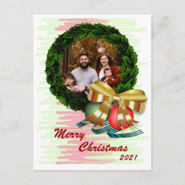 Foto Weihnachtsmann Postkarte