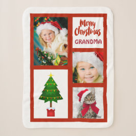 Foto Weihnachtsschuhe für Oma Sherpadecke