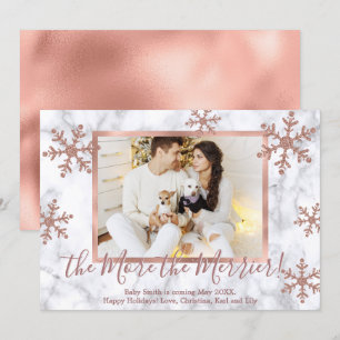 Foto Weihnachtsschwangerschaft Ankündigung