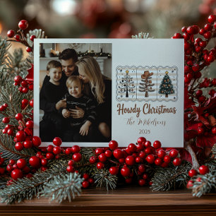 Foto Western Howdy Cowboy Weihnachten