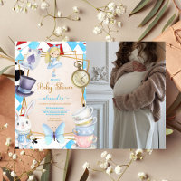 Foto Whimsical Alice im Wunderland Babydusche