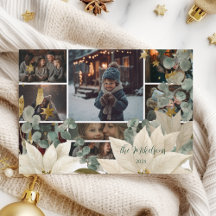 Foto White Poinsettia Holiday Party