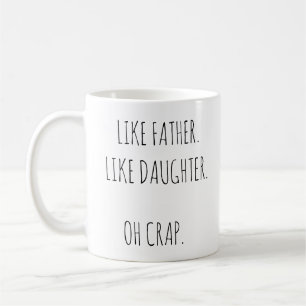 Foto wie Vater wie Tochter Kaffeetasse