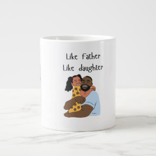 Foto wie Vater Wie Tochter/Sohn Jumbo-Tasse