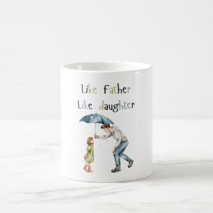Foto wie Vater Wie Tochter/Sohn Kaffeetasse