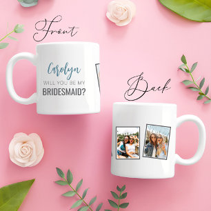 Foto "Wirst du meine Brautjungfer sein?  Kaffeetasse