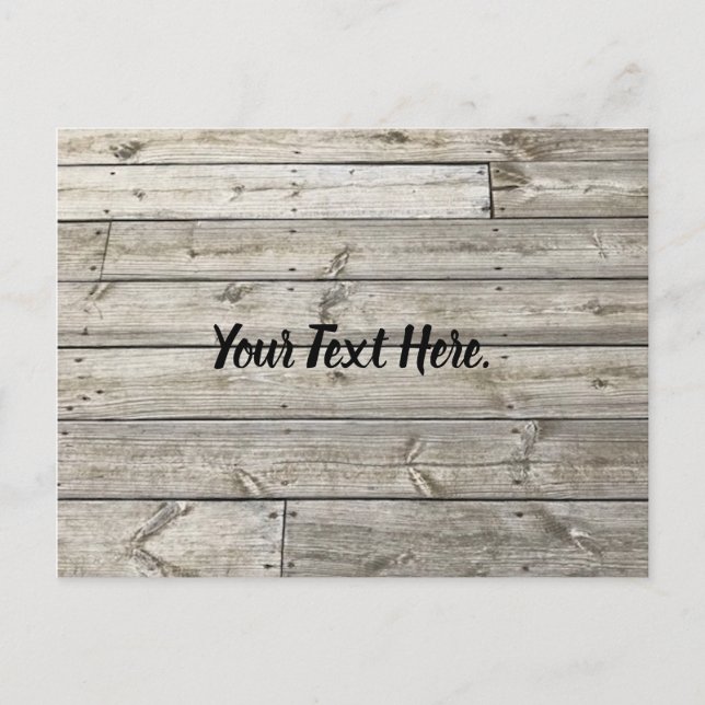 Foto Wood Planks Decks Postkarten (Vorderseite)