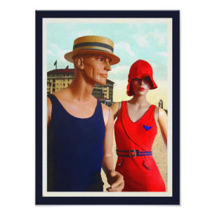 Foto "Wool Bathing Anzugs" der 20er Jahre