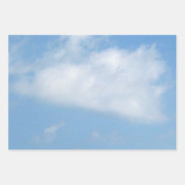 Foto Wrapping Paper für Herz und J Clouds Geschenkpapier Set