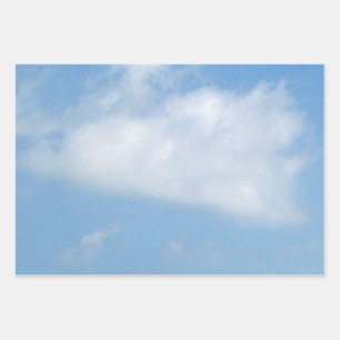 Foto Wrapping Paper für Herz und J Clouds Geschenkpapier Set