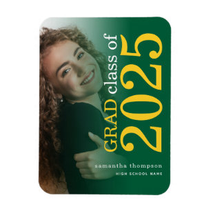Foto Yellow Green 2023 Abschluss Ankündigung Magnet