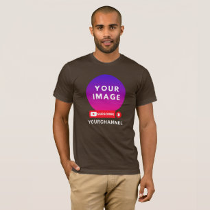 Foto Youtube Channel Name hinzufügen T-Shirt