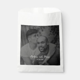 Foto Zielort Boarding Pass Hochzeit Geschenktütchen