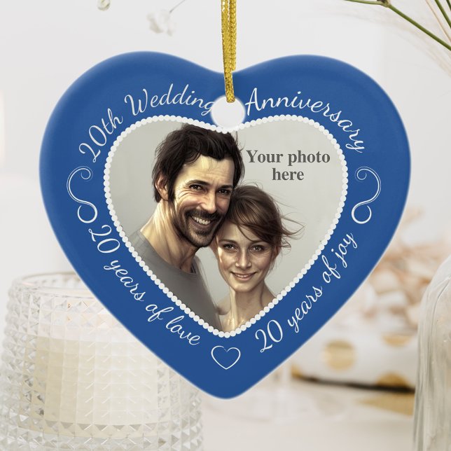 Foto zum 20. Hochzeitstag Keramikornament (Von Creator hochgeladen)