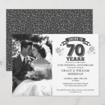 Foto zum 70. Hochzeitstag