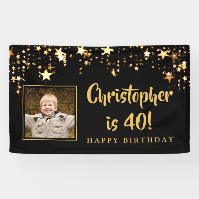 Foto zum Geburtstag Banner (Horizontal)