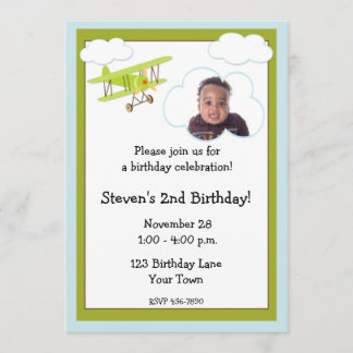 Foto zum Geburtstag Einladung