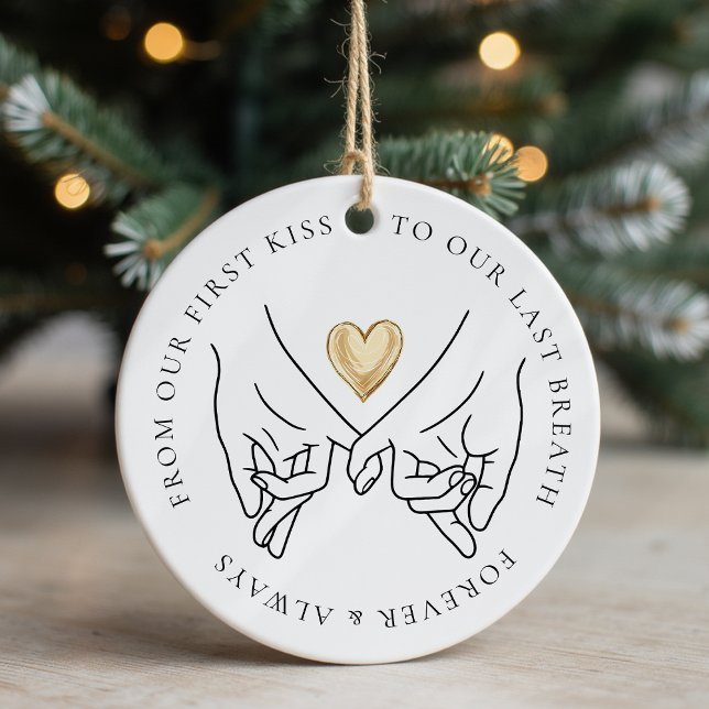 Foto zum Hochzeitstag Keramik Ornament (Von Creator hochgeladen)