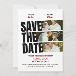 Foto zum Hochzeitstag Save The Date