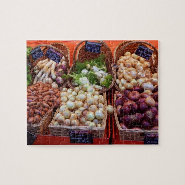 Foto zum Marktstau der französischen Zwiebeln (Horizontal)