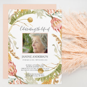 Foto zum Tropenblumen Einladung