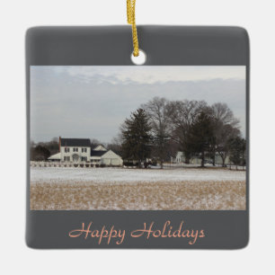 Foto zum Wintertag Keramikornament