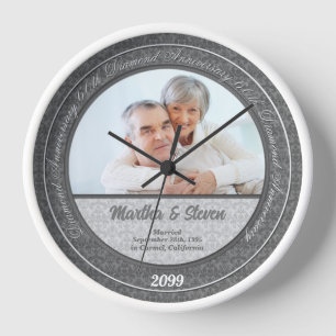 Foto zur 60. Diamantenen Hochzeit Uhr