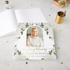 Foto zur Beerdigung des Blumenbildes von White Ros Gästebuch