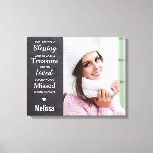 Foto zur Erinnerung Leinwanddruck