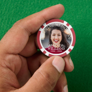 Foto zur individuellen Gedenkprägung hinzufügen Pokerchips